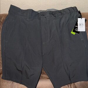 burnside Charcoal Flat Front Men's Shorts